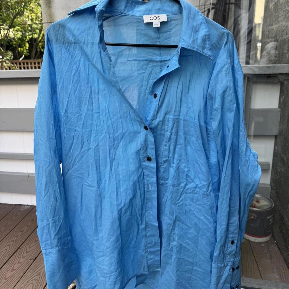 COS Men's Blue Shirt